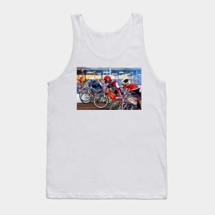 Reading Racers Speedway Motorcycle Action Tank Top